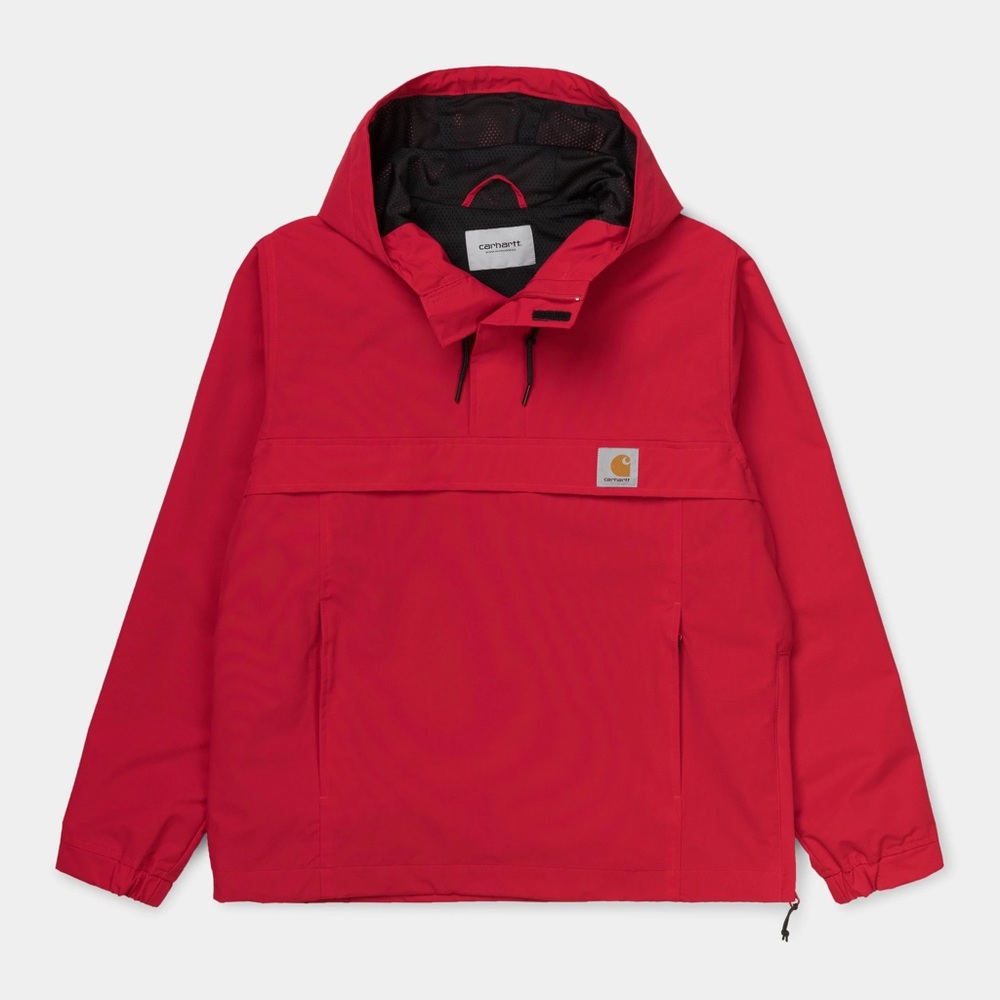 carhartt WIP nimbus spring red pullover anorak